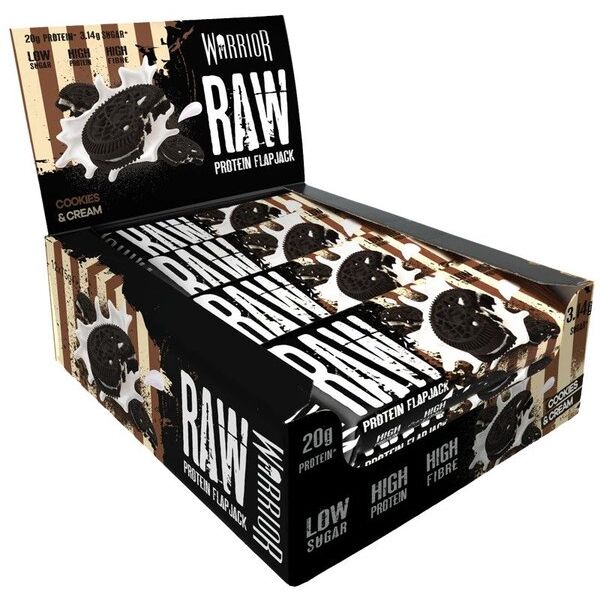 Raw Protein Flapjack, Cookies & Cream - 12 bars