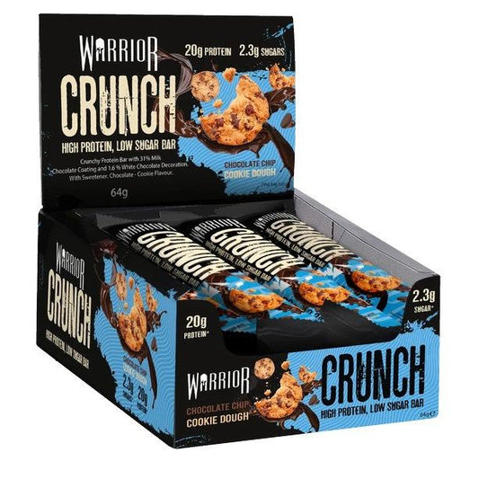 Crunch Bar, Chocolate Chip Cookie Dough - 12 bars