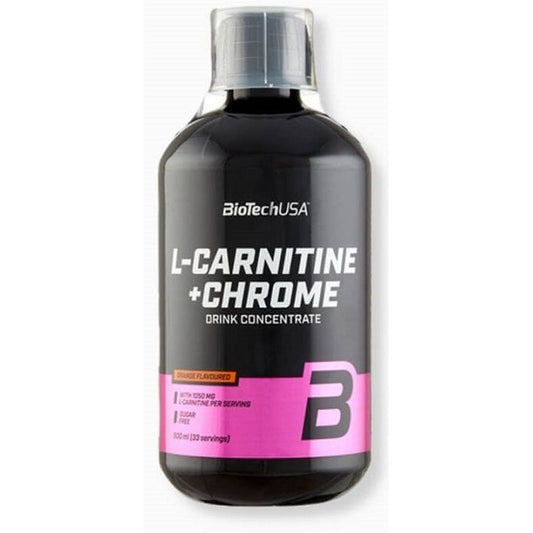 L-Carnitine + Chrome, Orange - 500 ml.