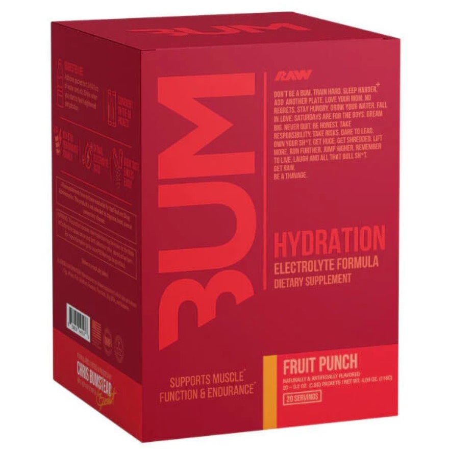 Bum Hydration, Fruit Punch - 20 x 5.8g