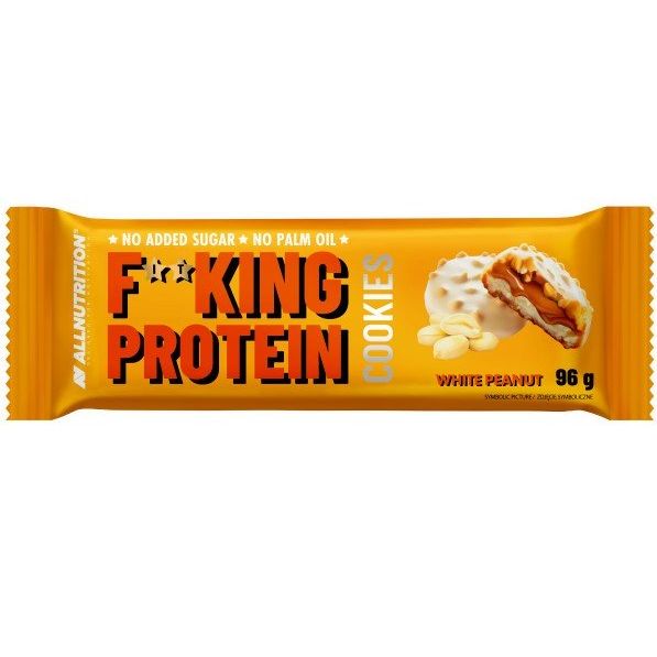 Fitking Protein Cookies, White Peanut - 6 cookies