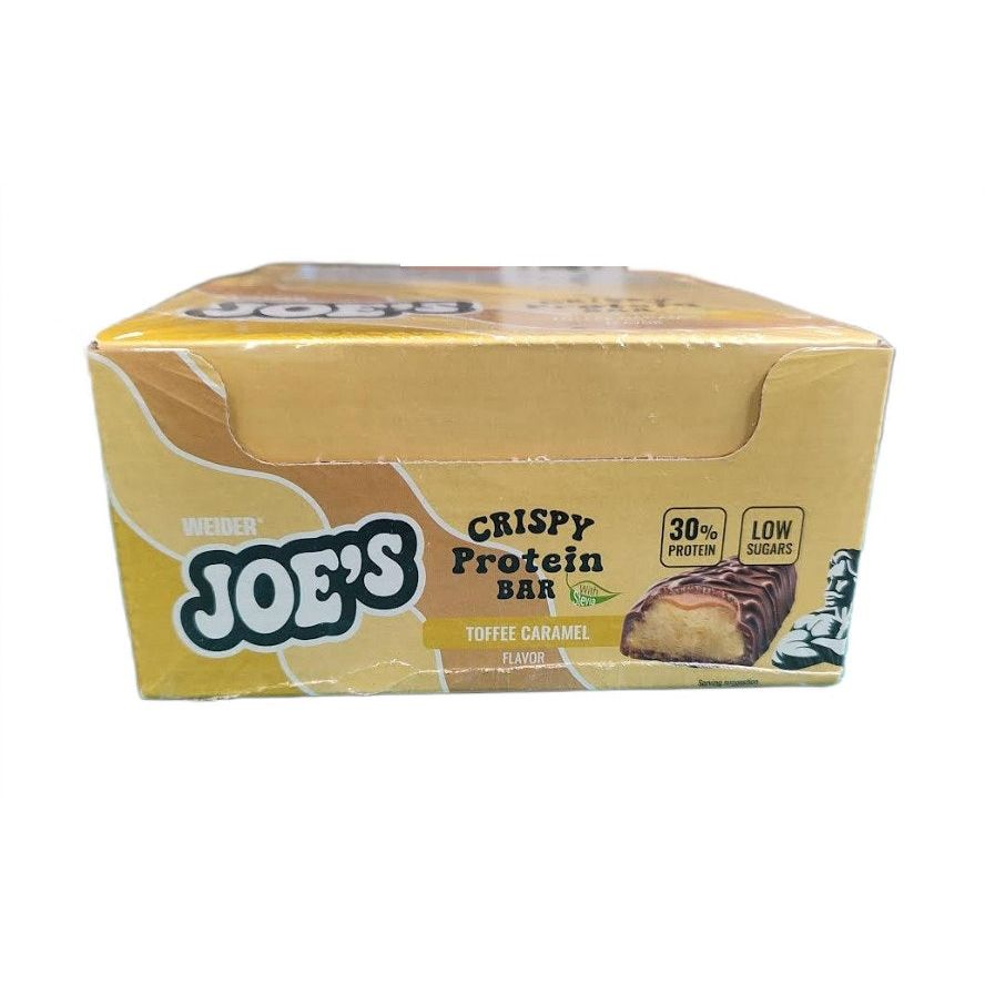 Joe's Crispy Protein Bar, Toffee Caramel - 12 x 50g