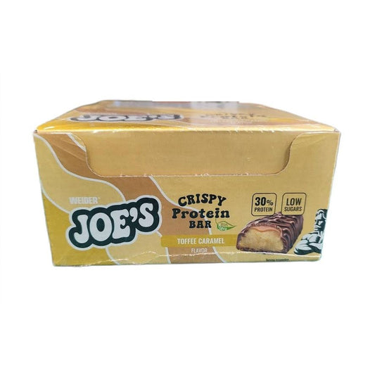 Joe's Crispy Protein Bar, Toffee Caramel - 12 x 50g