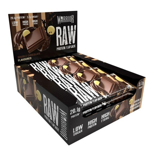 Raw Protein Flapjack, Double Chocolate - 12 bars